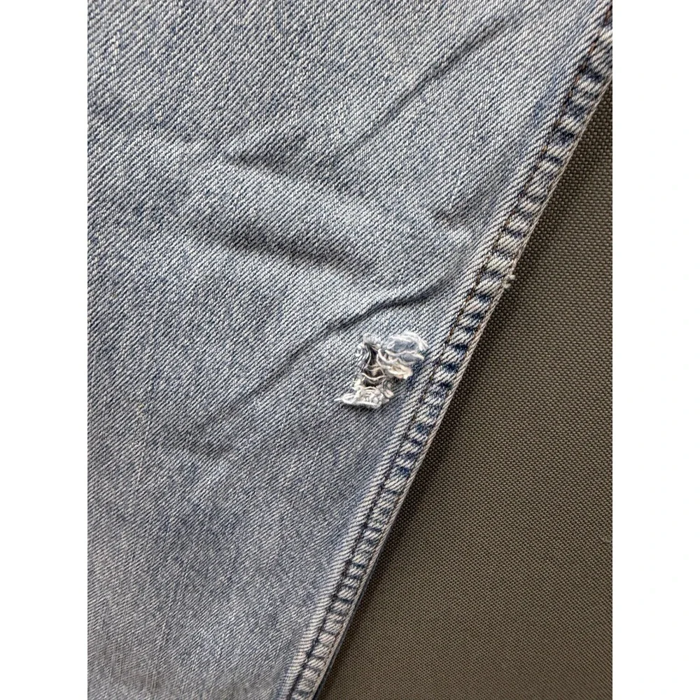 Levi's 550 Vintage Relaxed Fit Jeans Mens Light Wash Distressed 40x32